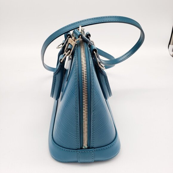 100% Authentic Louis Vuitton Alma Bb Epi Leather Satchel Bag 480-081024 - Picture 3 of 16